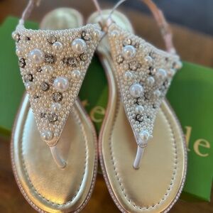Kate Spade Contemporary Pearl and Jewel Sama Sandal